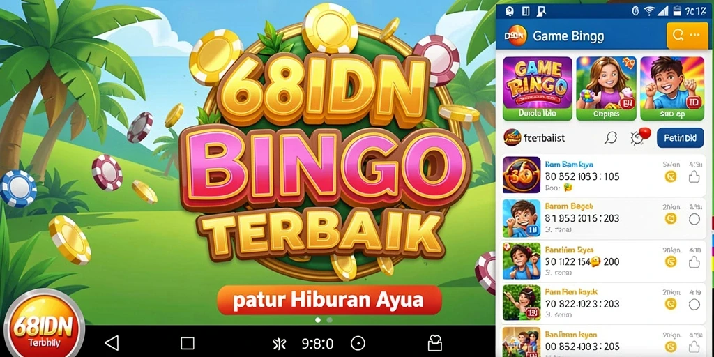 Gameplay seru dalam aplikasi Bingo 68IDN yang menarik.