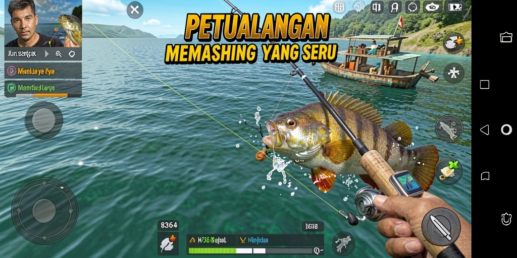 Tangkapan ikan yang memukau dalam gameplay 8364.