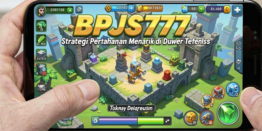Screenshot permainan BPJS777 menampilkan aksi seru Tower Defense.