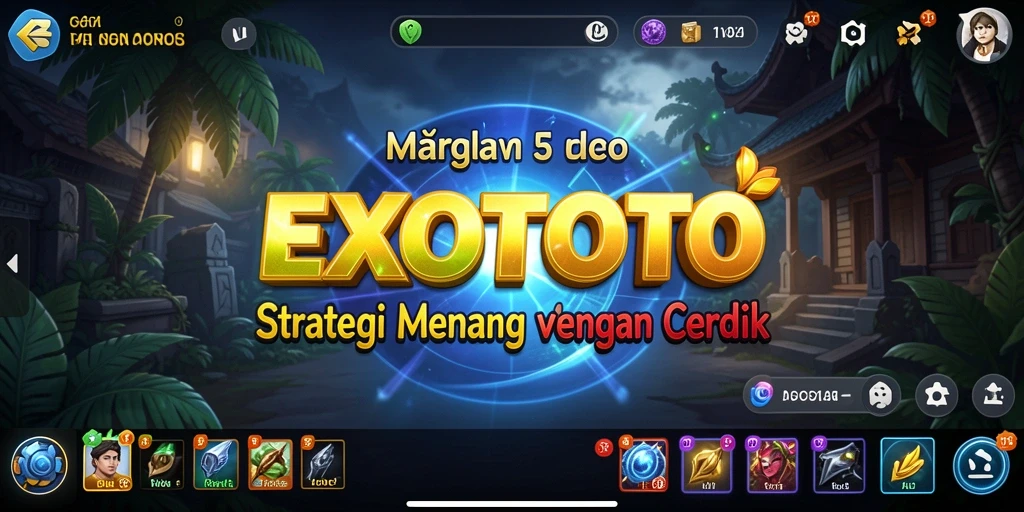 Tampilan menarik dari gameplay strategi EXOTOTO dengan berbagai aksi mendebarkan.