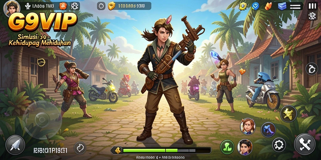 Tampilan gameplay G9VIP yang menarik dan realistis.