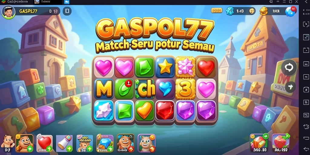 Screenshot menampilkan gameplay seru dalam GASPOL77.