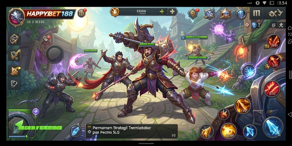 Tampilan gameplay menarik dari game SLG HAPPYBET188.
