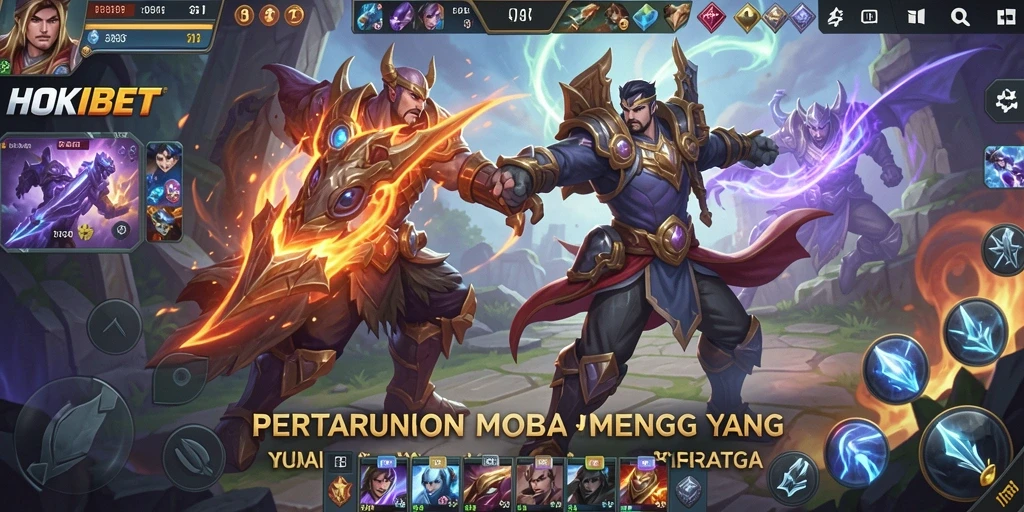 Tampilan dinamis dalam pertarungan HOKIBET yang mendebarkan.