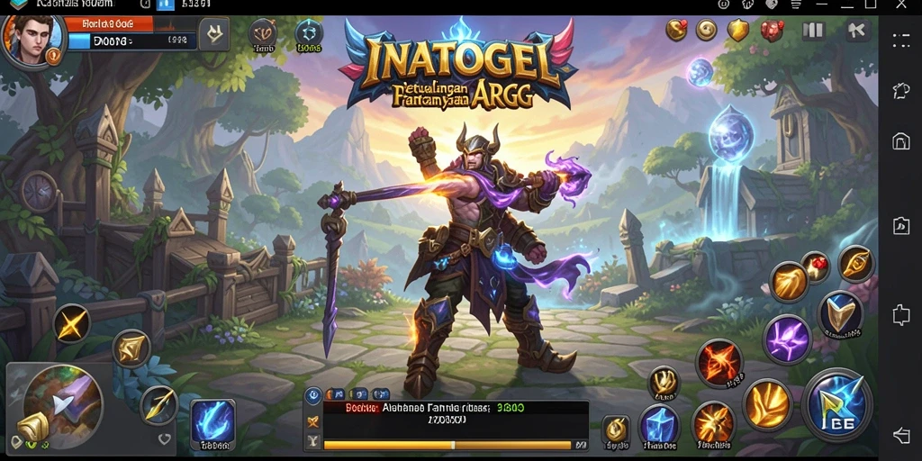 Tangkapan layar menampilkan aksi seru gameplay ARPG INATOGEL.