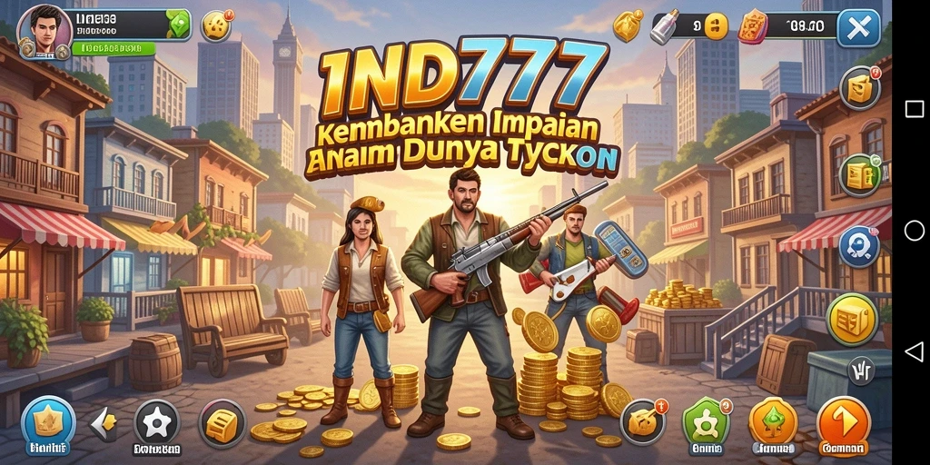 Tampilan gameplay seru dari IND777 dengan berbagai pilihan bisnis yang menarik.
