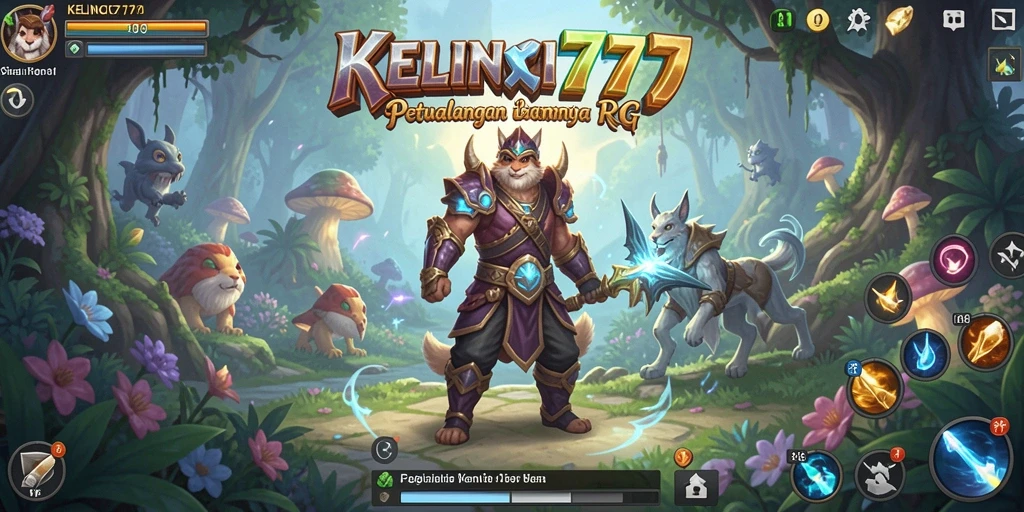 Tampilan menarik dari gameplay RPG KELINCI777 yang seru.