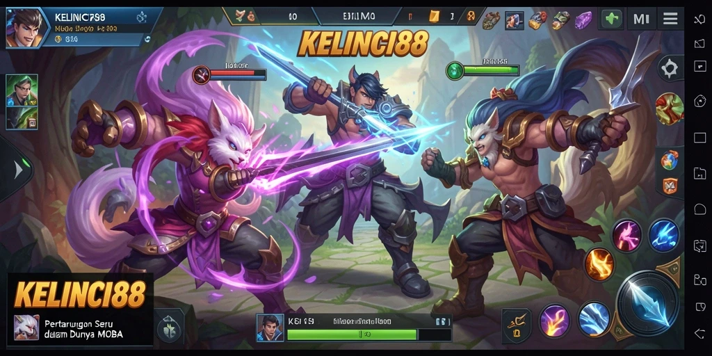 Tampilan gameplay seru di KELINCI88 dengan strategi taktis.