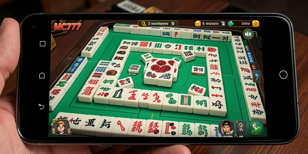Screenshot gameplay MC777 menampilkan tantangan Mahjong yang menarik.