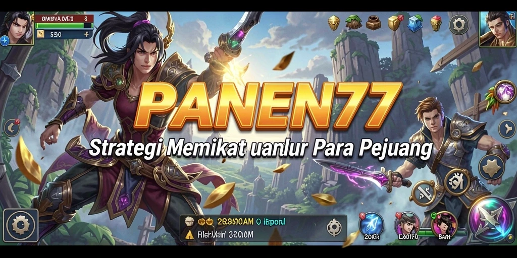 Tampilan gameplay strategis yang mendebarkan di PANEN77.