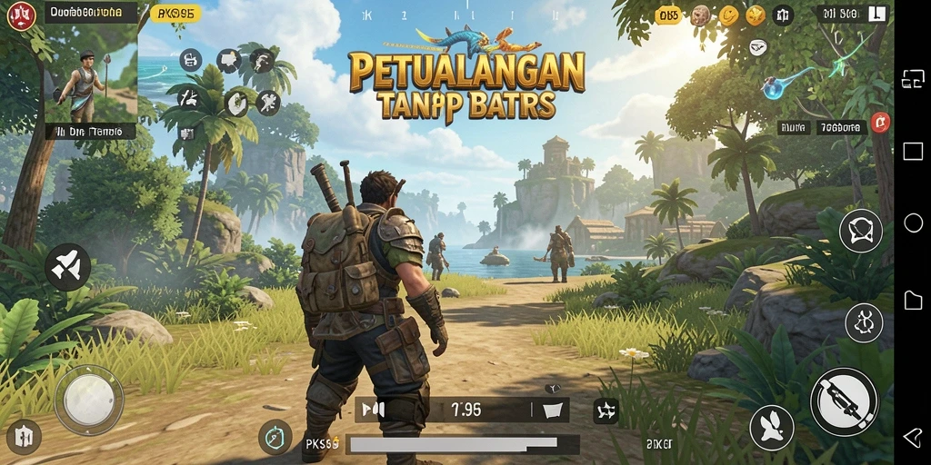 Gameplay PK95 yang menakjubkan di dunia terbuka.