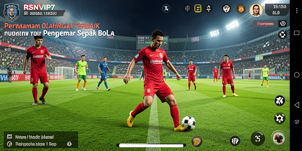 Tampilan gameplay <strong>RSNVIP7</strong> yang menegangkan dan realistis di lapangan sepak bola.
