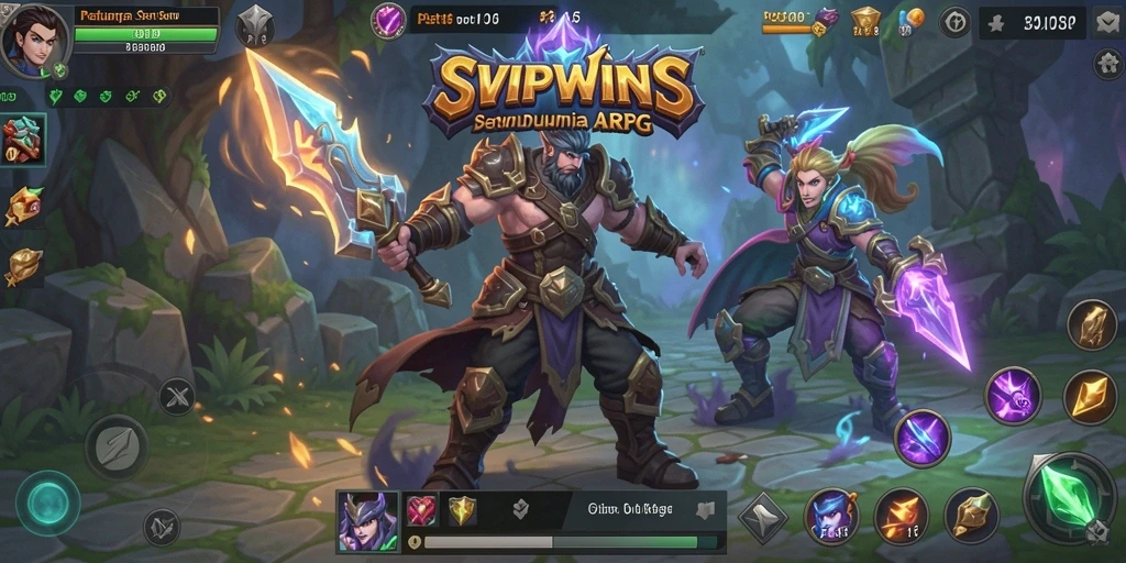 Tampilan epik dari gameplay ARPG di SVIPWINS.