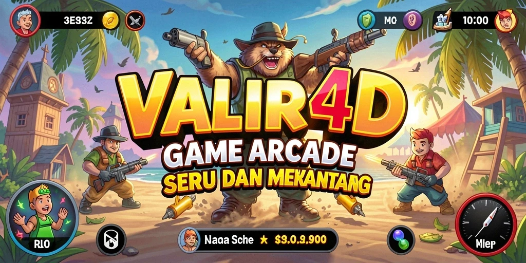 Screenshot menunjukkan aksi seru dari gameplay VALIR4D yang penuh tantangan.